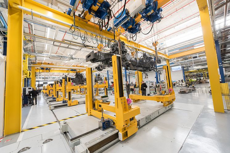 CLAAS traktorfabrik i Le Mans