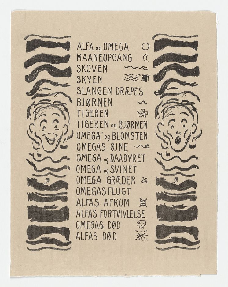 Edvard Munch: Innholdsfortegnelse / Table of Contents (1908-1909)