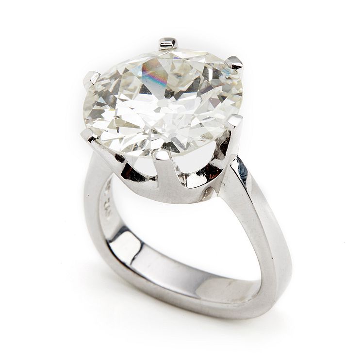 Jan Stockmarr diamond solitaire ring 