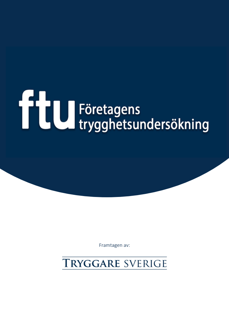 Företagens trygghetsundersökning (FTU)