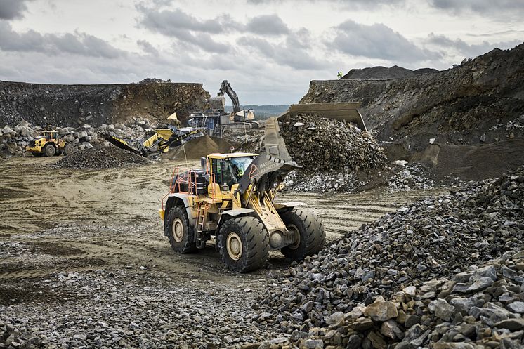 Volvo L350H hos Br Isakssons Markteknik AB