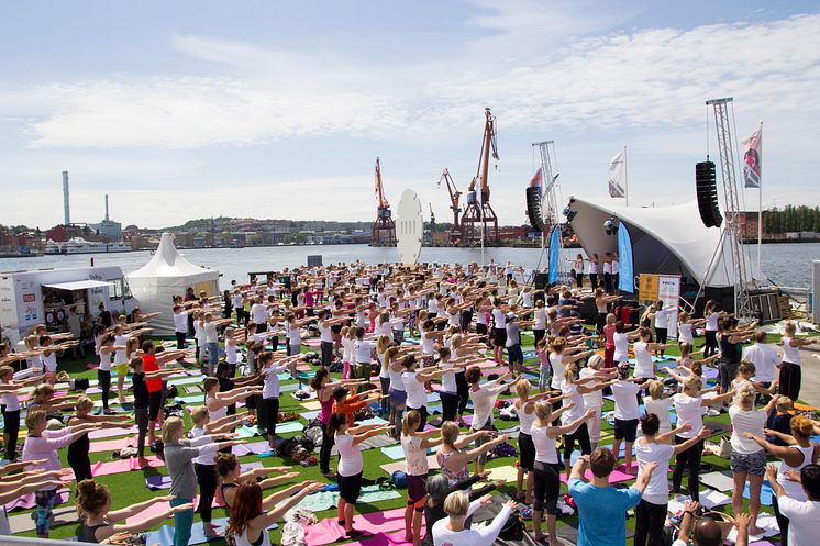 Internationella yogadagen i Sverige 2015 bild 4