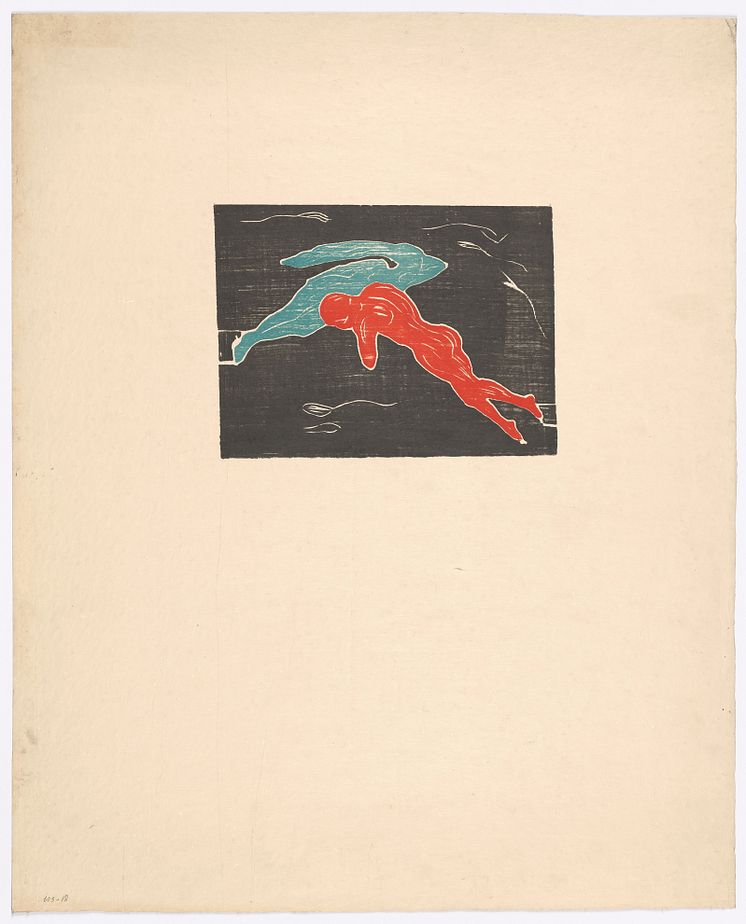 Edvard Munch: Møte i verdensrommet / Encounter in Space (1898–1899)