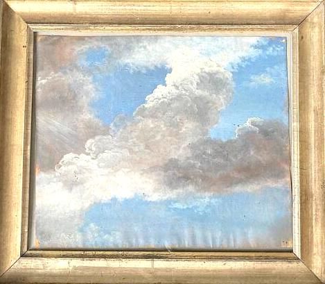 P. C. Skovgaard. Skystudie. I ramme