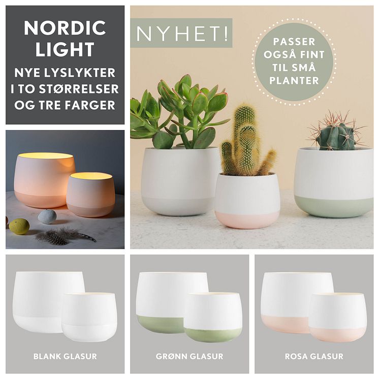 Ny Nordic Light i vårlige farger