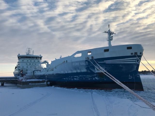 Fure Valö at winter