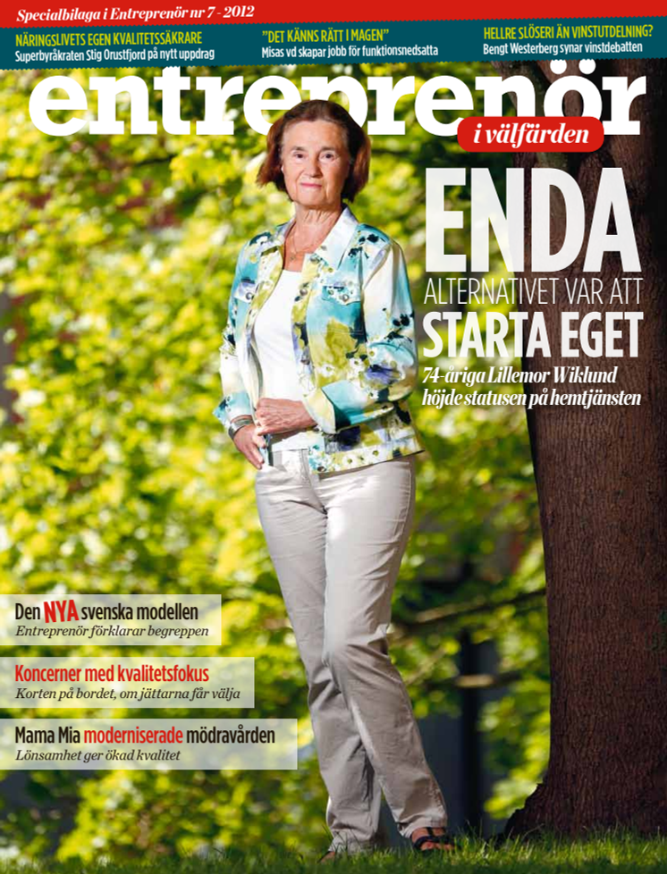 Entreprenör i välfärden - Christina Wahlström/Mama Mia om att "Ökat samarbete ger billigare vård"