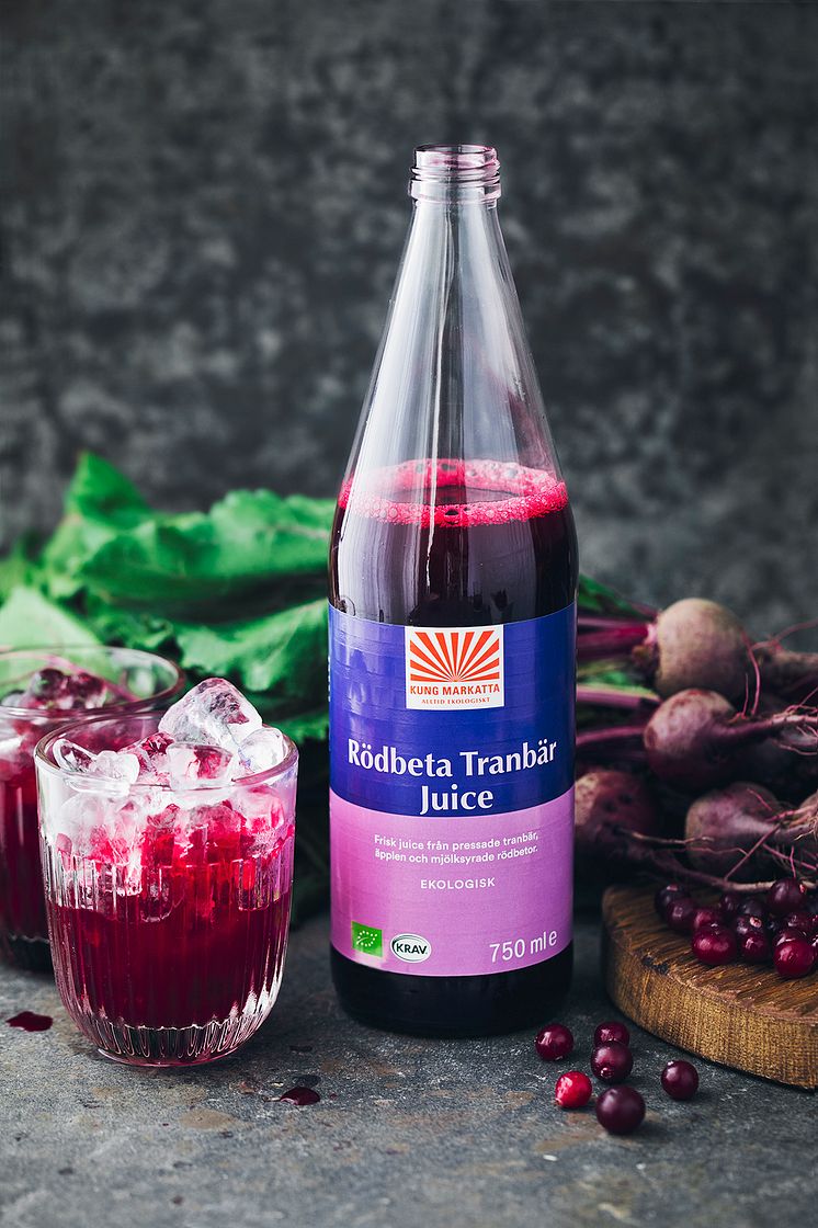 Kung Markatta Rödbeta Tranbär Juice