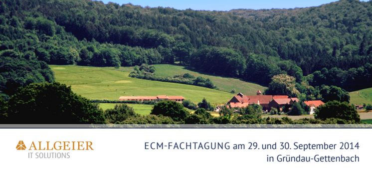 ECM Fachtagung Programm