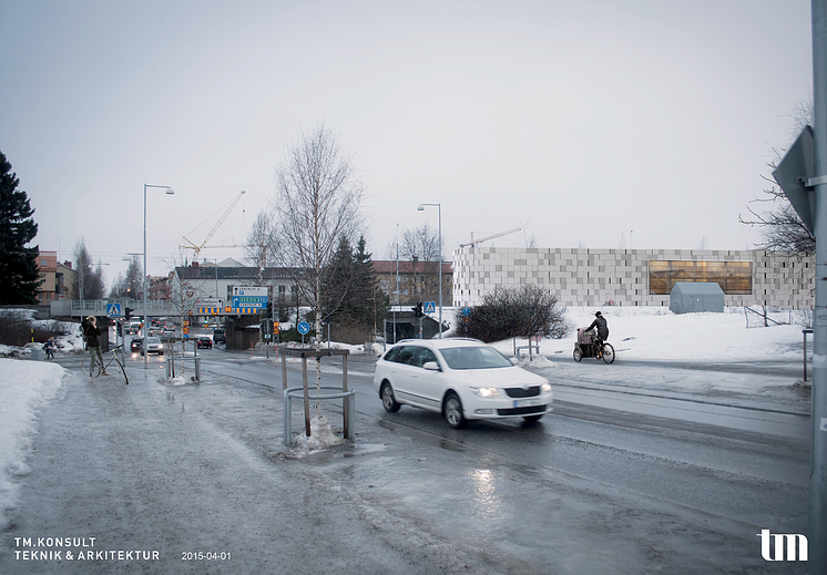 Nytt parkeringshus utmed Järnvägsallén
