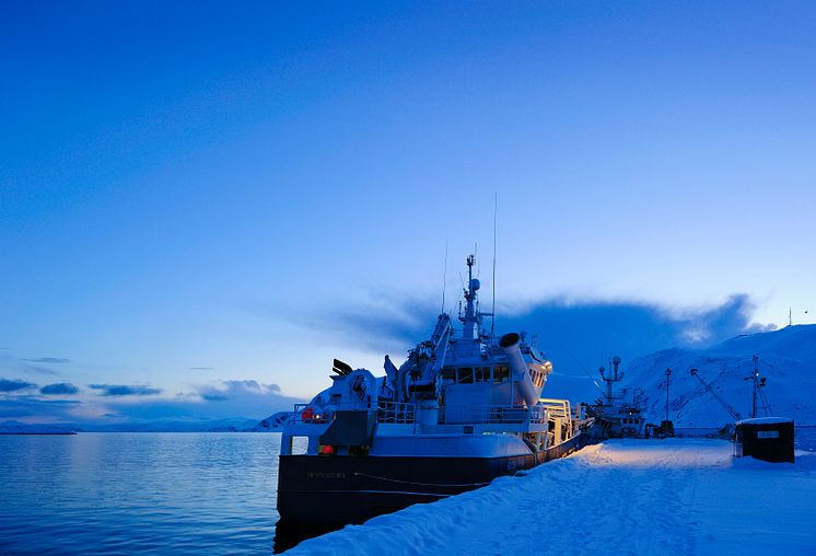 Tråler ved kai - trawler at shore