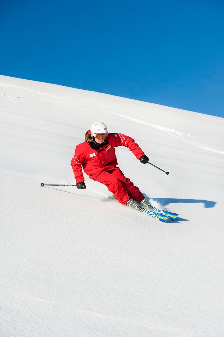 Stöten i Sälen - skidlärare carving