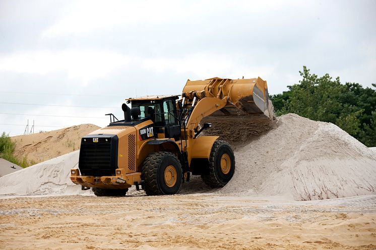 Cat 980M hjullastare - tömmer skopa