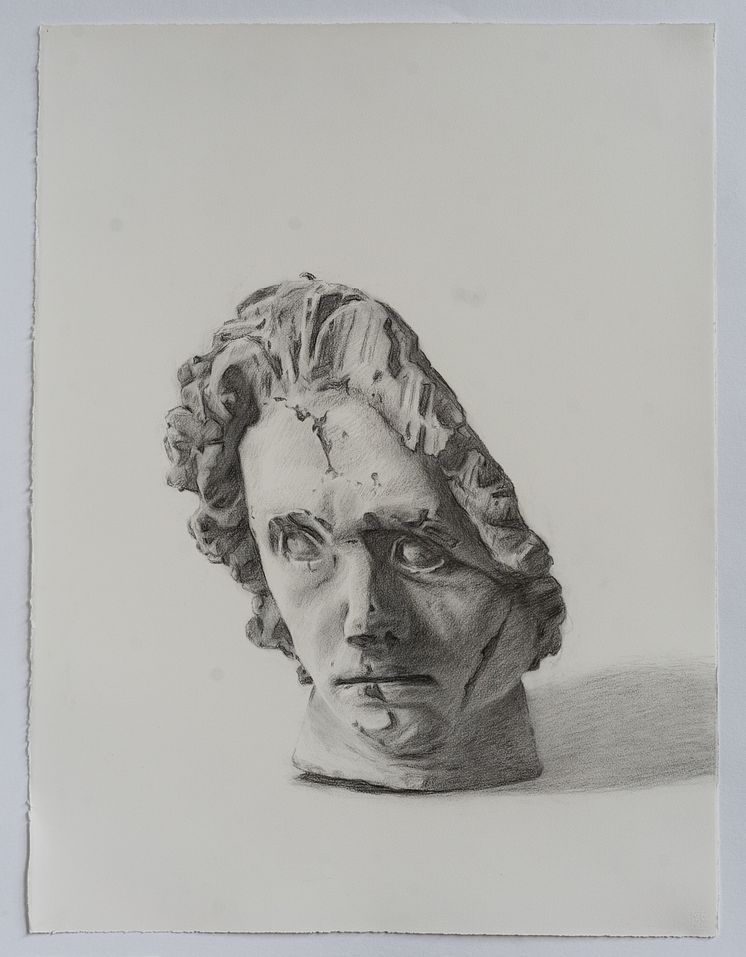 Charcoal on watercolour paper 76x57 cm 