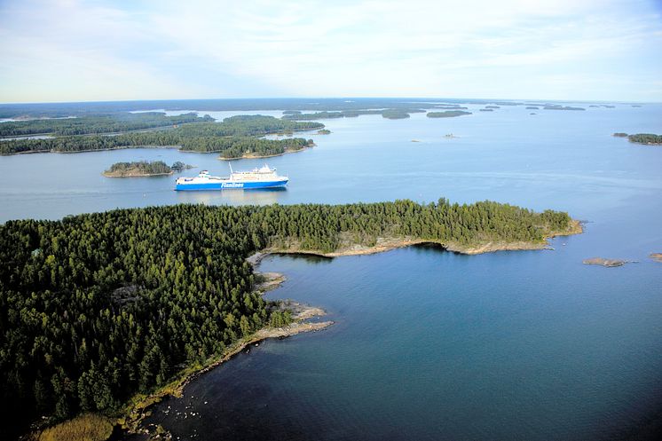 Finnlines i finska skärgården