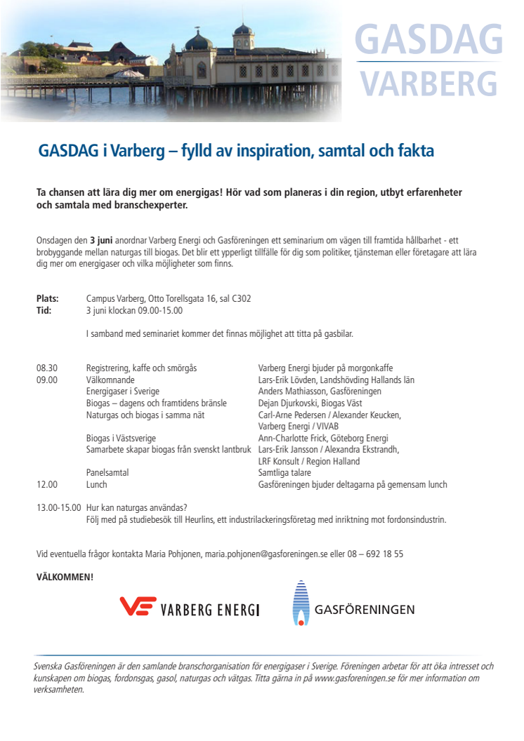 GASDAG i Varberg – fylld av inspiration, samtal och fakta