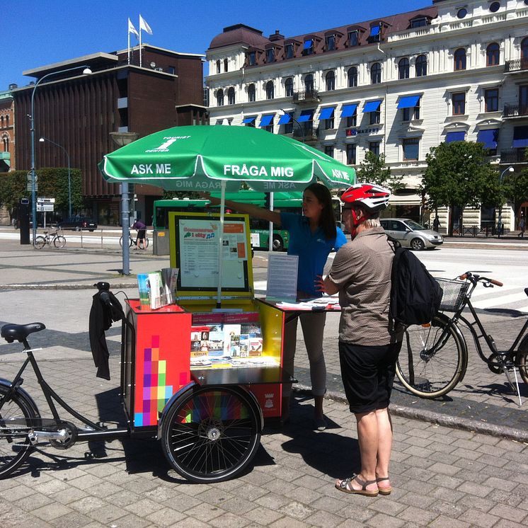Infopoints i Helsingborg ger service till besökare