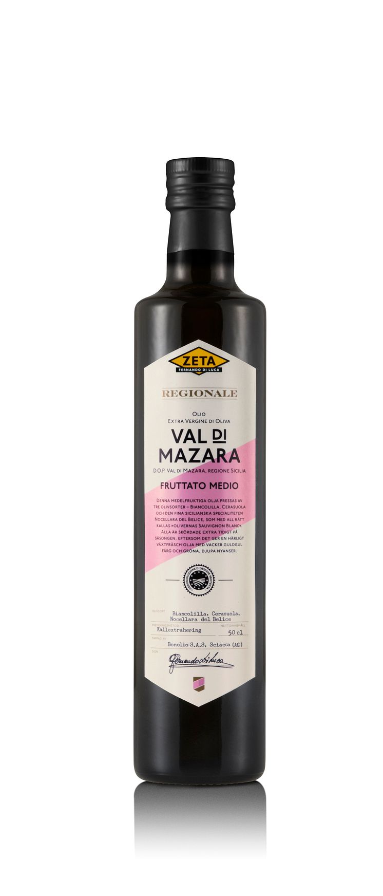 Val di Mazara D.O.P., olivolja från Sicilien, Zeta Regionale