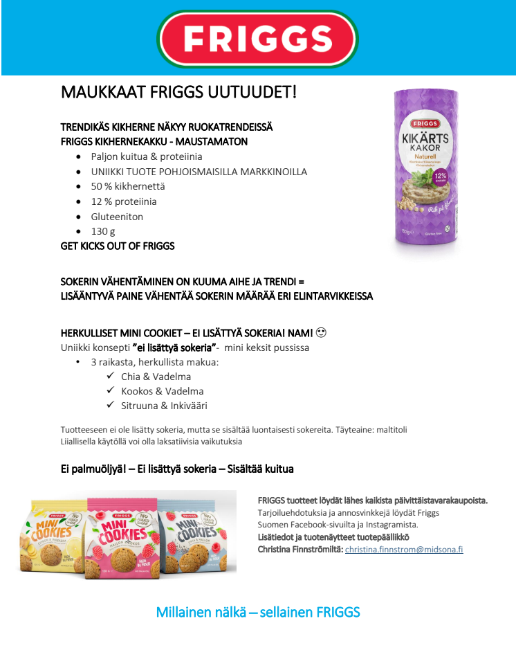 KEVÄÄN HERKULLINEN LEFFAEVÄS UUTUUS - FRIGGS GOES RANCH!