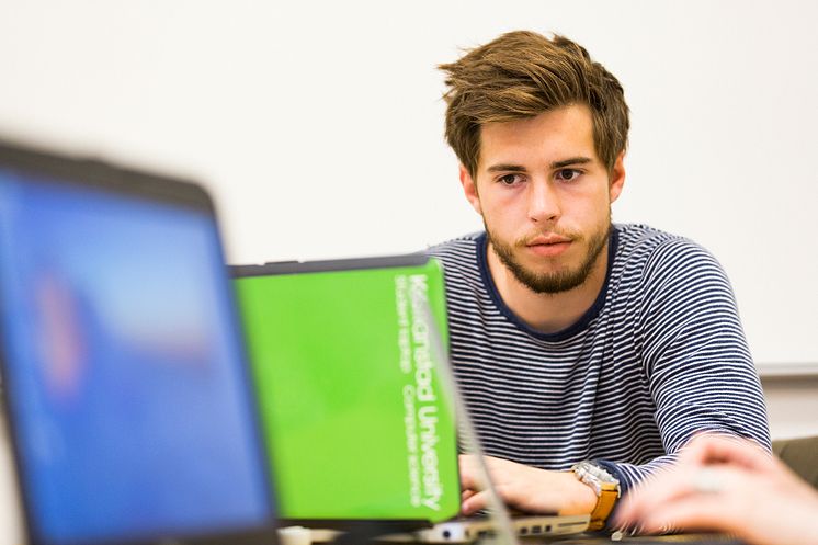 Student på Högskolan Kristianstad FRI ANVÄNDNING Foto Högskolan Kristianstad