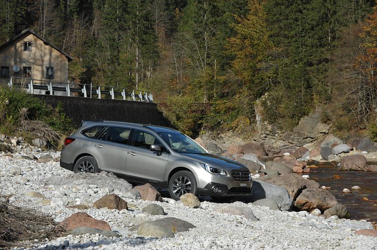 Nya Outback fick högsta betyg i Euro NCAP