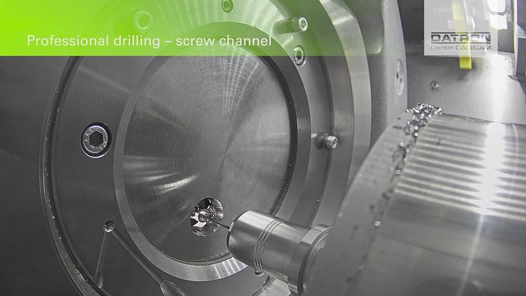 5 axis abutment milling with Datron D5