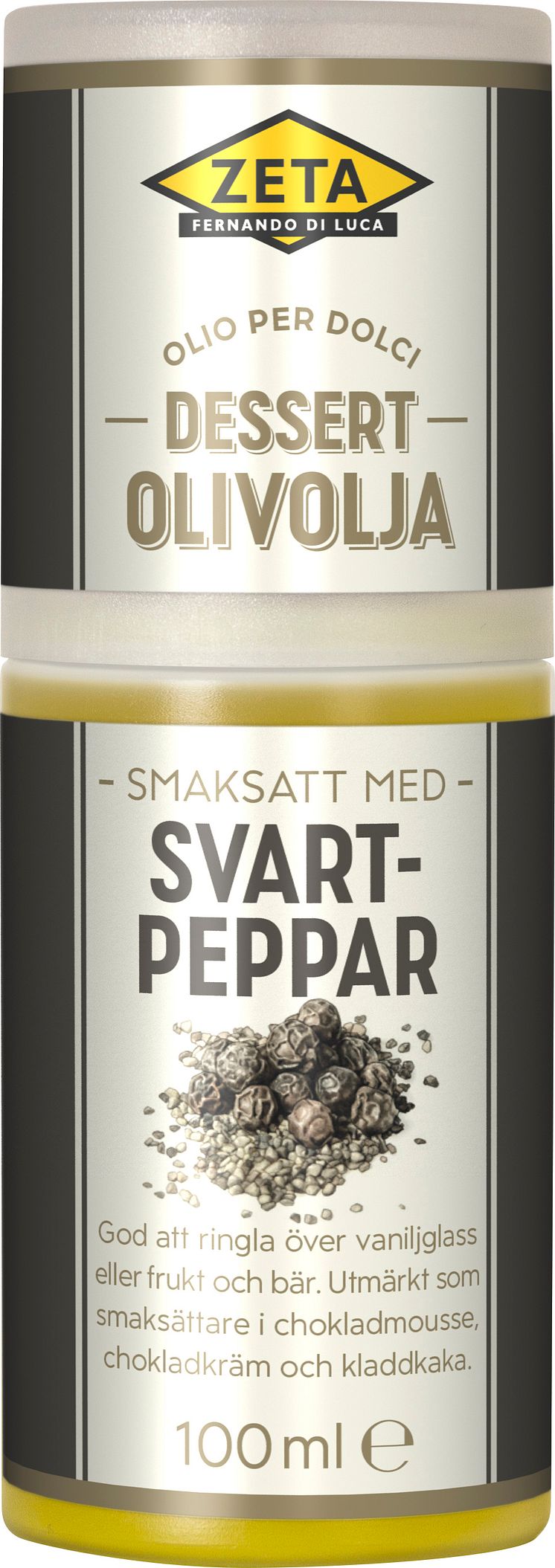 Produktbild Zeta dessertolivolja Svartpeppar