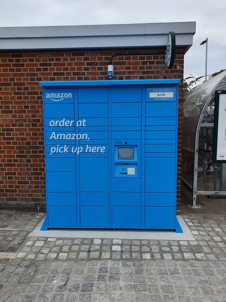 New Amazon Hub Lockers at Hassocks station