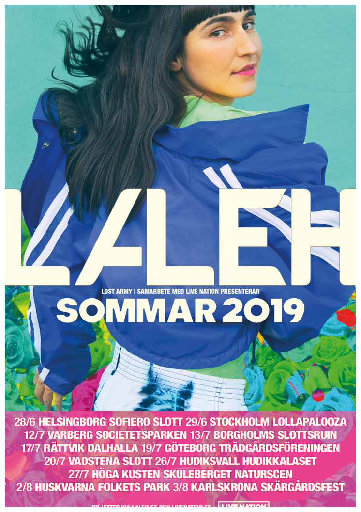 Laleh turne poster