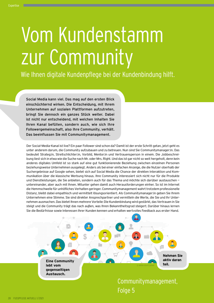 Vom Kundenstamm zur Community, Folge 5: Wie Ihnen digitale Kundenpflege bei der Kundenbindung hilft