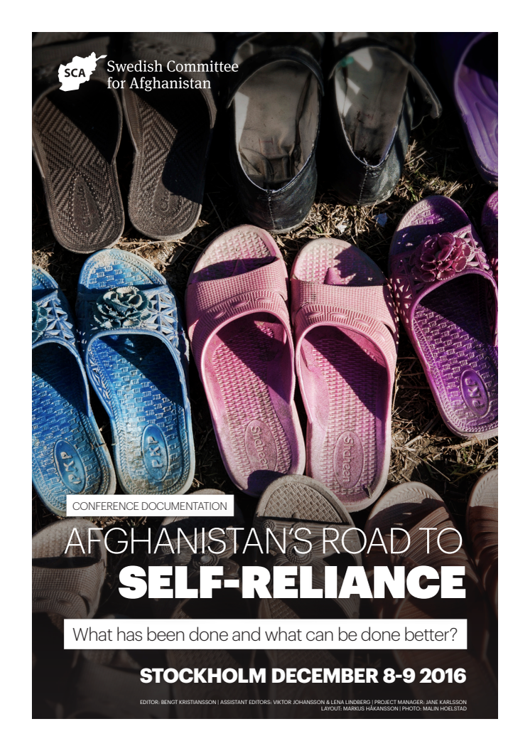 "Afghanistans Road to Self-Reliance" - några av världens ledande experter om lärdomar från omvärldens engagemang i Afghanistan