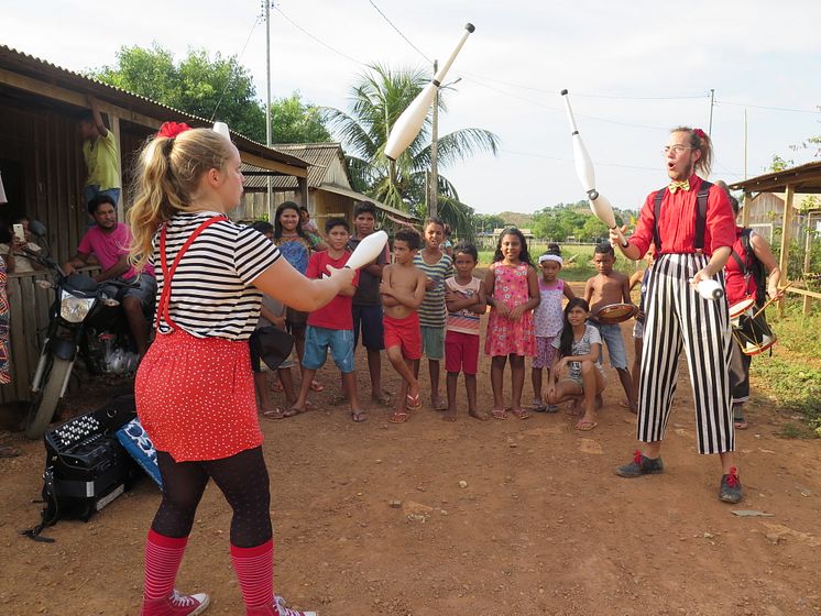 Clowner utan Gränser i Brasilien 2018