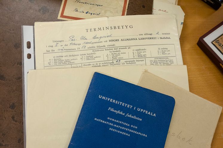 Material från PO Enqvist arkiv Umeå universitetsbibliotek