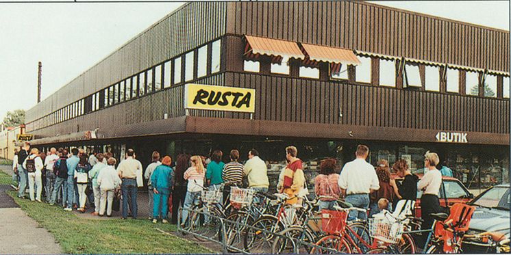 Gävlebutiken Nattrea 1991