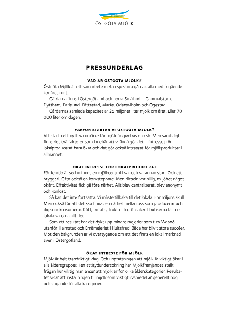 PRESSUNDERLAG