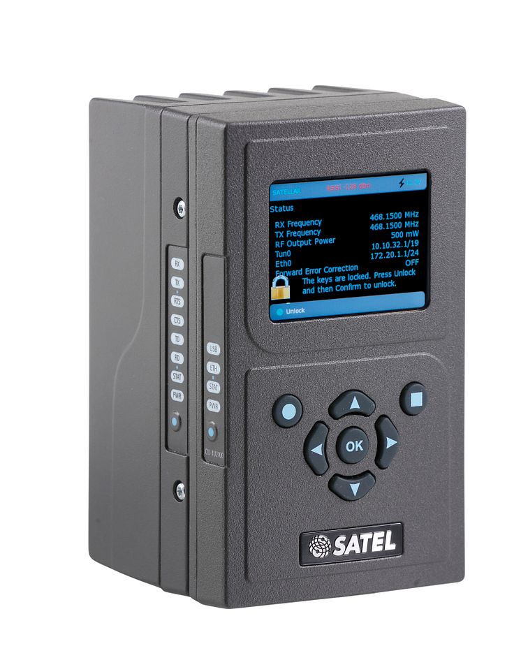 SATELLAR XT 5RC radiomodem front/sida
