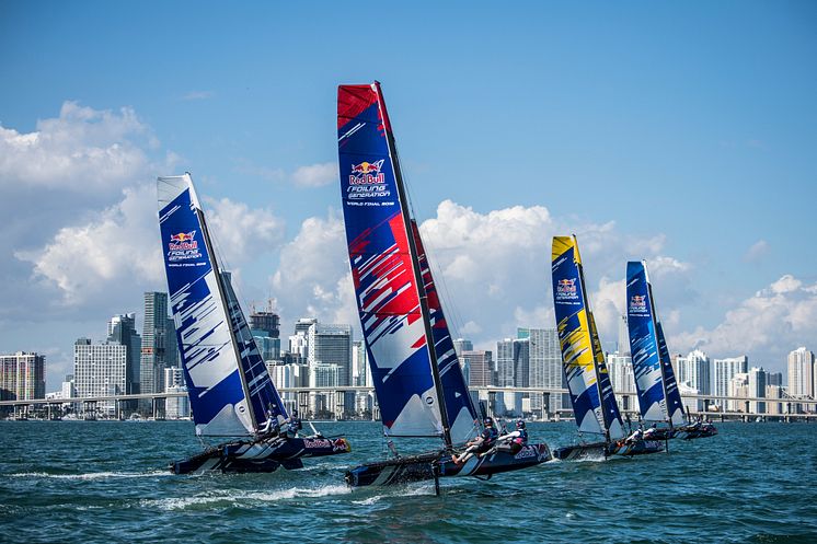 Hi-res image - YANMAR - YANMAR stepped up its support for the Red Bull Foiling Generation World Finals in November in Miami, Florida, this year – a global high-performance hydrofoil racing tournament for 16 to 20 year olds