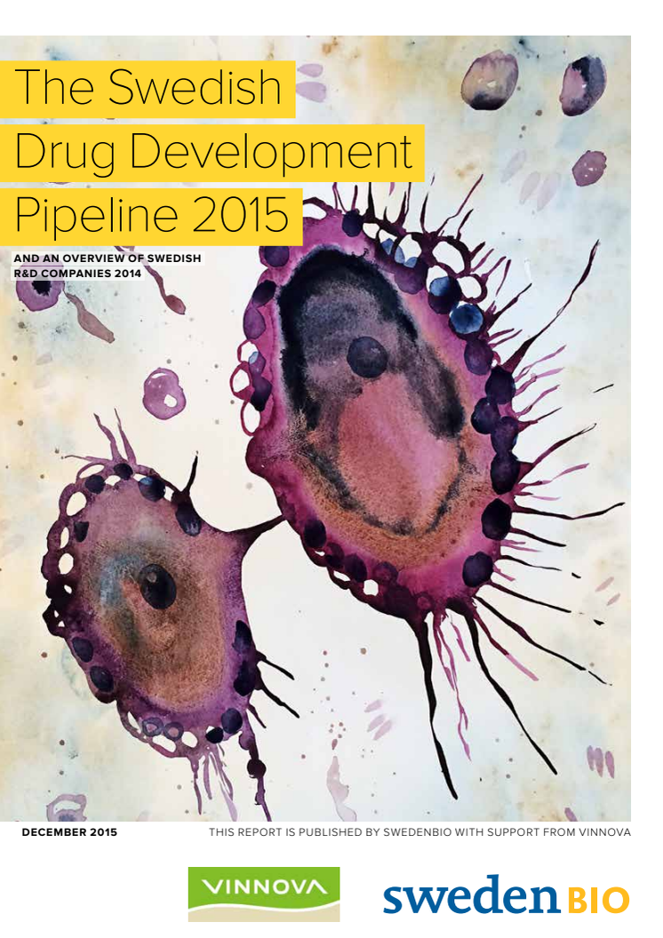 The Swedish Drug Development Pipeline 2015