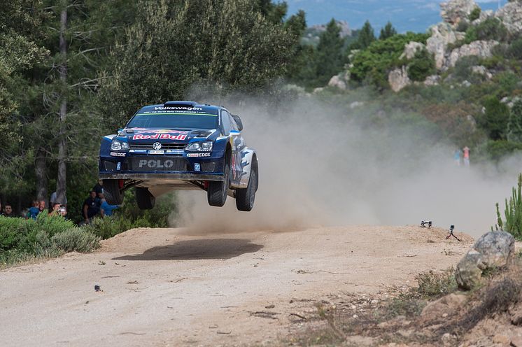 Sébastien Ogier mot segern Rally Italy