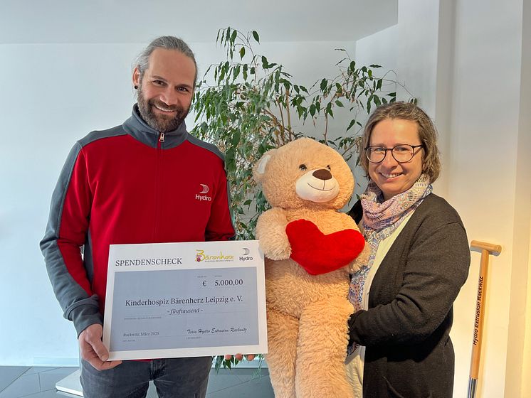 Andreas Pruchnik, Produktionsleiter und Kerstin Stadler (Bärenherz)