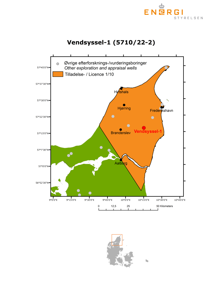 Kortbilag: Vensyssel 1