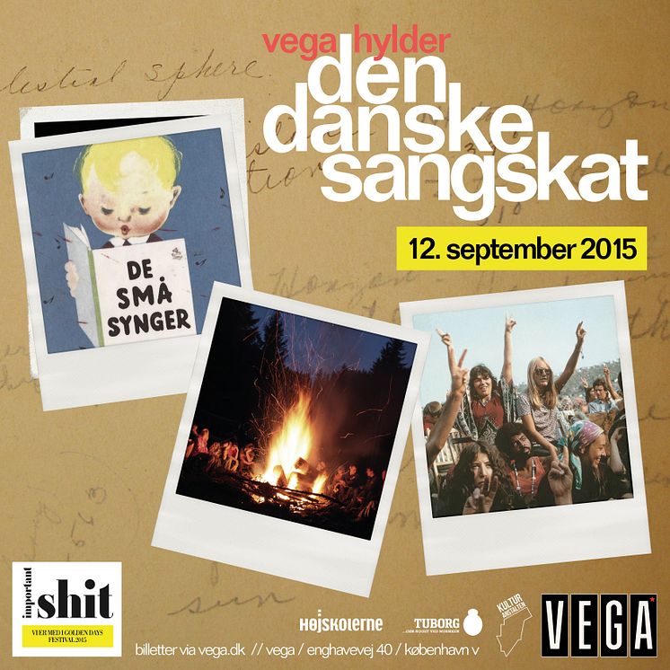 Artwork: VEGA hylder den danske sangskat 
