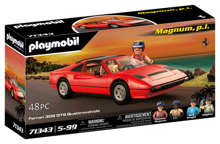 PLAYMOBIL_71343_Movie Cars - Magnum Ferrari 308GT_Box links