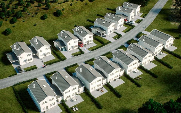 Brf Lilla Källviken 1 situationsplan