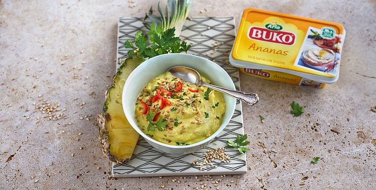 Fondue Dip mit Arla Buko® Ananas & Chili