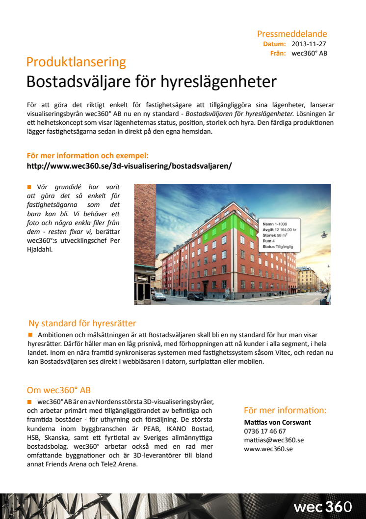 Bostadsväljare för hyreslägenheter