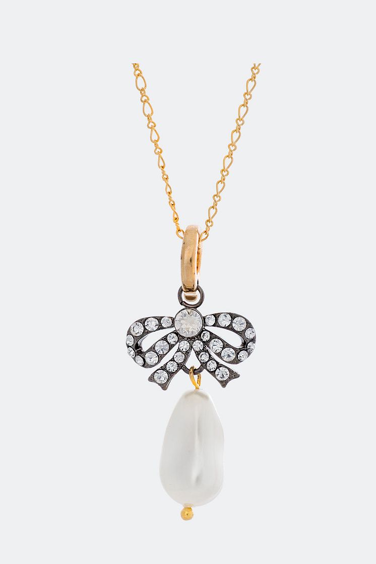 Marie Antoinette pearl necklace - Crystal - 649 kr