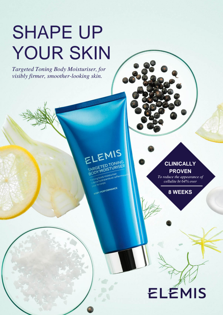 ELEMIS Targeted Toning Body Moisturiser - Slätar ut huden, ökar fastheten och tillför spänst