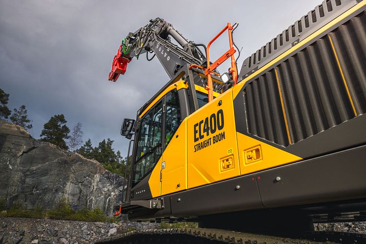 Volvo EC400 Straight Boom - räckvidd
