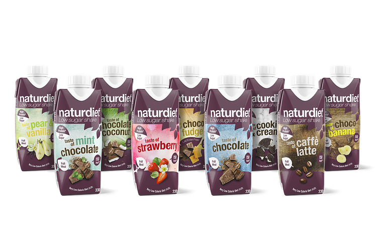 Naturdiet Low Sugar Shakes i ny design